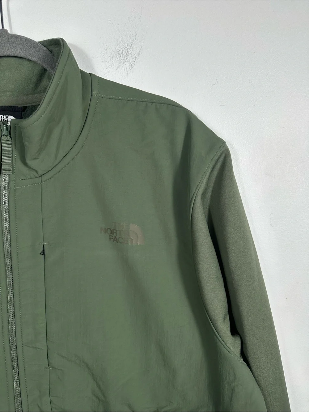 The North Face Apex Quester Full Zip Soft Shell Jacket Men’s XXL Olive Green